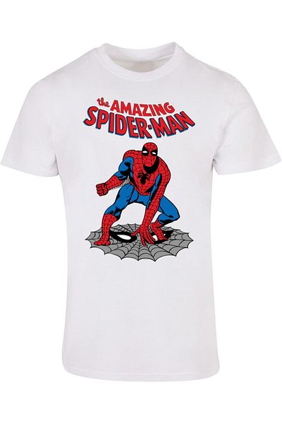 ABSOLUTE CULT Herren Marvel Universe - The Amazing Spider-Man Basic T-Shirt
