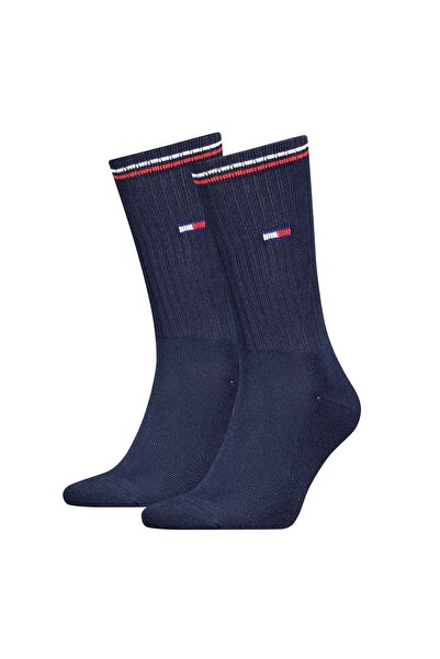 Tommy Hilfiger Unisex Sportsocken, 2'li Paket - UNI Iconic Çorap, Tenis Çorap