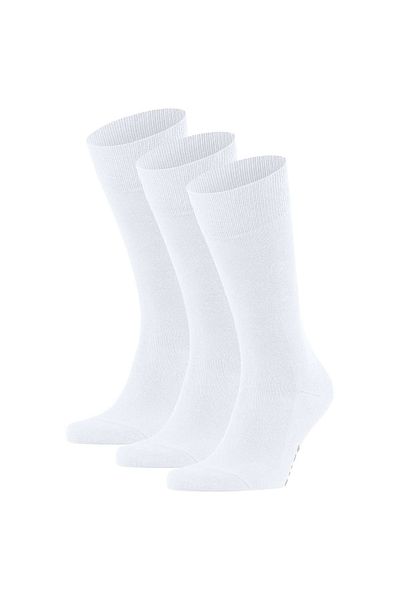 FALKE Herren Socken - 3er Pack Family SO, Allrounder Strümpfe, Uni, Baumwollmischung