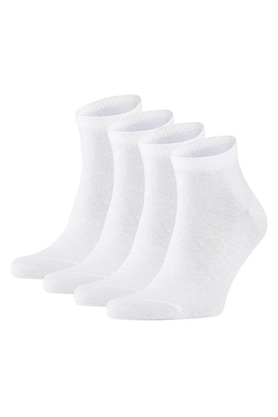FALKE Herren Socken 4er-Set – Happy, Shoesocken, Baumwolle
