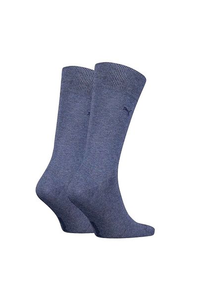 Puma Herren Socken 2er-Pack – klassisches Kurzlogo Einfarbig