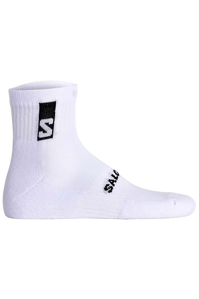 Salomon Packung mit 3 Unisex-Quartersocken – lässige Knöchel, Frottee, Stütz-Zone, Logo