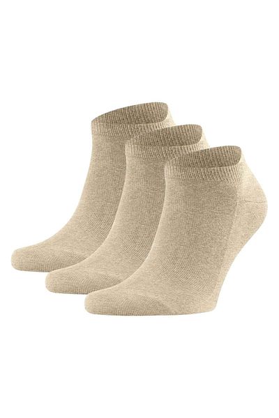 FALKE Herren Socken 3er Pack - Family Sneaker, Anti-Rutsch-System, Baumwollmischung, Uni