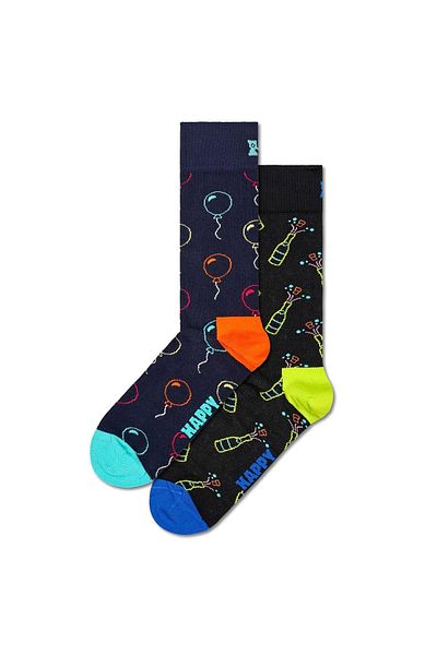Happy Socks Packung mit 2 Unisex-Socken – Geschenkbox, Farbmix