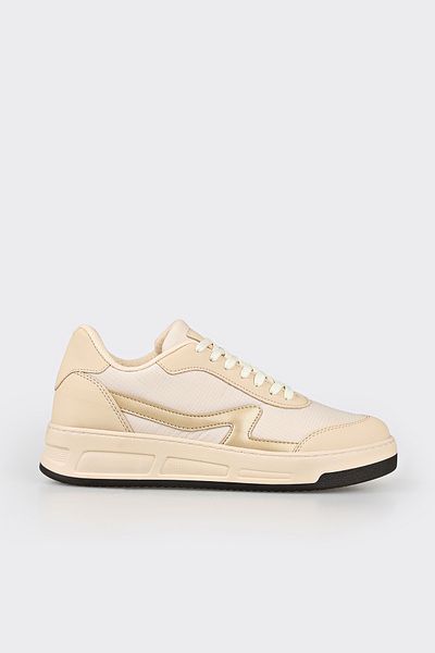 Elle Shoes Beige Women's Sneakers TRIGUN