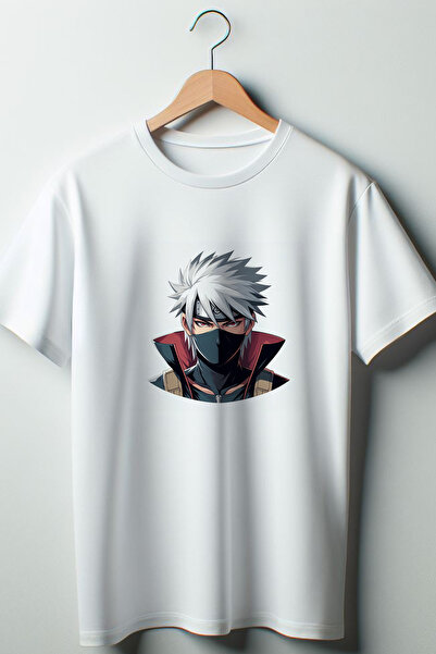Vordevia Kakashi Hatake Štampano Oversize kroj široka unisex okrugla kragna b...