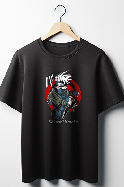Vordevia Kakashi Hatake Štampano Oversize kroj široka unisex okrugla kragna c...