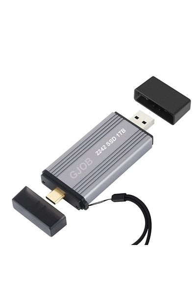 GJOB محرك أقراص SSD صغير محمول بسعة 1 تيرابايت - موديل 2240، محرك أقراص SSD محمول بحجم الجيب