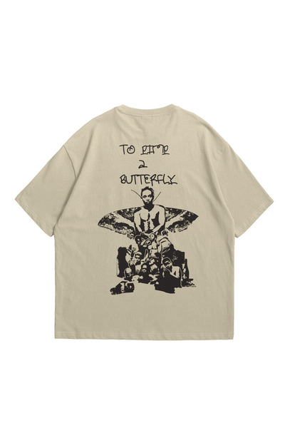 Scrovtie كندريك لامار تي شيرت بيج كبير الحجم مطبوع عليه عبارة "To Pimp a Butt...