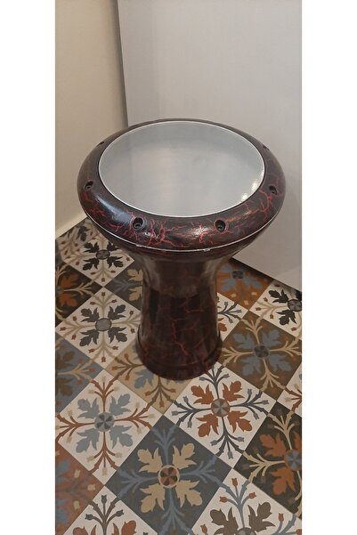 MASTERWORK OTANTİK POWER OF RHYTHM FROM PAST TO FUTURE MASTERWORK Siyah Kırmızı Çatlak Model Handdrum