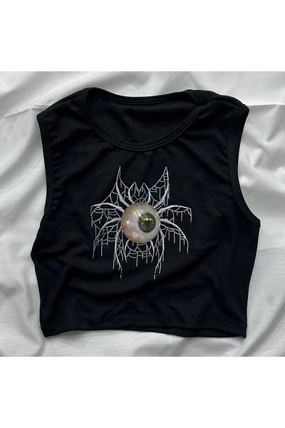 Gofeel Harajuku Σε θαρράω Λεπτομέρεια Crop Tank