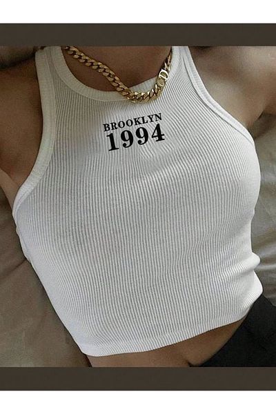 Gofeel 1994 Brooklyn Harajuku Crop Top - Λεπτομερές