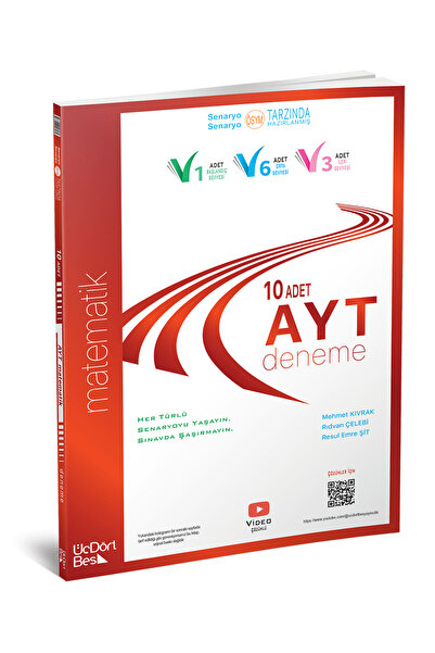 Üç Dört Beş Yayıncılık AYT 10’lu Matematik Deneme
