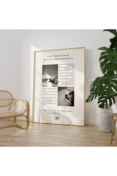 Vinca Prints Taylor Swift The Tortured Poets Department Poster, Estetik Swift...