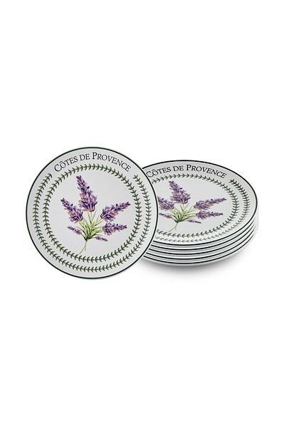 The Mia 19 cm Provence Cake Plate - Set of 6