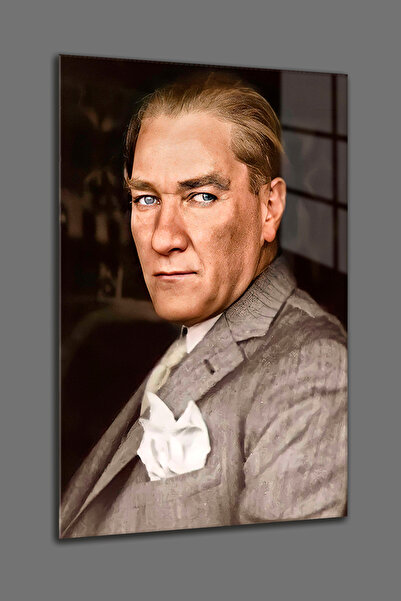 BV DEKOR ΓΥΑΛΙΝΗ ΤΡΑΠΕΖΑ ΜΕ ΘΕΜΑ ΑΤΑΤΟΥΡΚ - ΔΙΑΚΟΣΜΗΤΙΚΟ ΤΡΑΠΕΖΙ ΤΟΙΧΟΥ - ΓΥΑ...