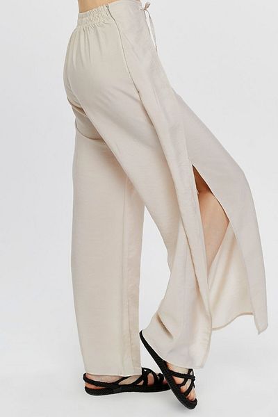 BAJAR Zippered Side Panel - Slit Detailed Trousers