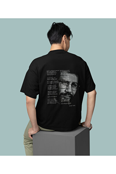 Terziligiyin Ahmet kaya baskılı kaliteli unisex oversize T-shirt