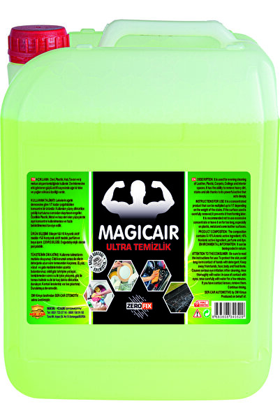 Magicair Ultra Temizlik Araç Temizleme 5 lt Çok Amaçlı Temizleyici Ev Genel Yüzey Temizleyici