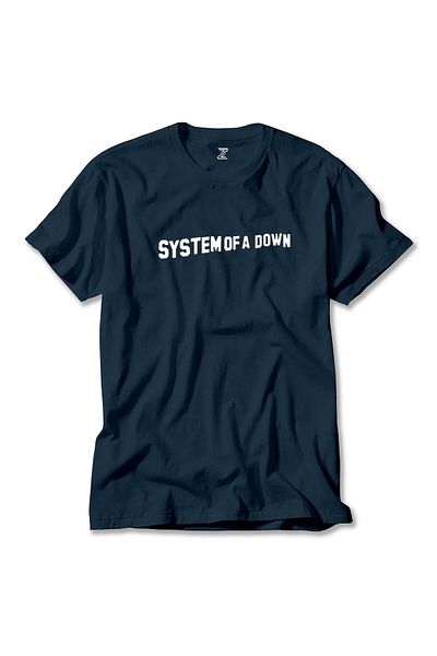 Z zepplin System of a Down - Μπλουζάκι με μπλε κείμενο