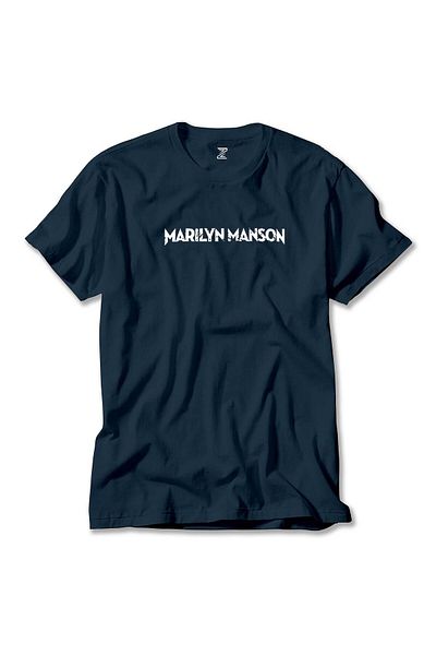 Z zepplin Μπλουζάκι Marilyn Manson Classic Navy Blue
