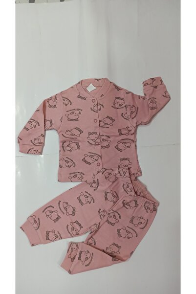 Sevilla Anasının kuzusu baskılı pamuklu bebek pijama takımı