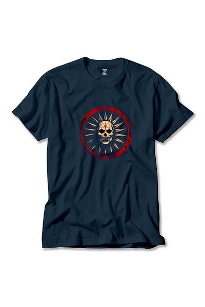 Z zepplin Μπλουζάκι Navy Blue Astek Medallion
