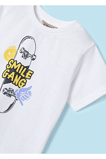 MAYORAL 3606 BOY ECRU-GRAY PRINTED 2' SET