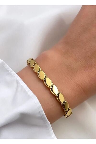 Lujo Arpa Model Çelik Bileklik
