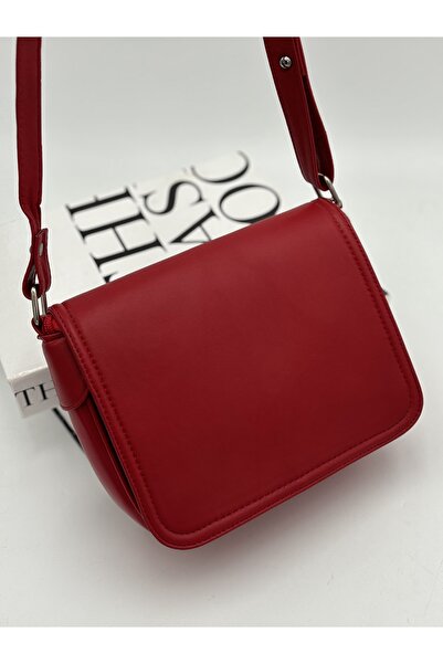 NahitaTyana Geantă de umăr roșie de lux pentru femei A- Calitate