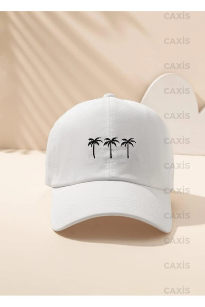 GYES Регульована капелюх з принтом пальми з габардину