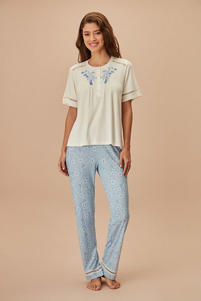 SUWEN Set de pijamale pentru tânăra mamă