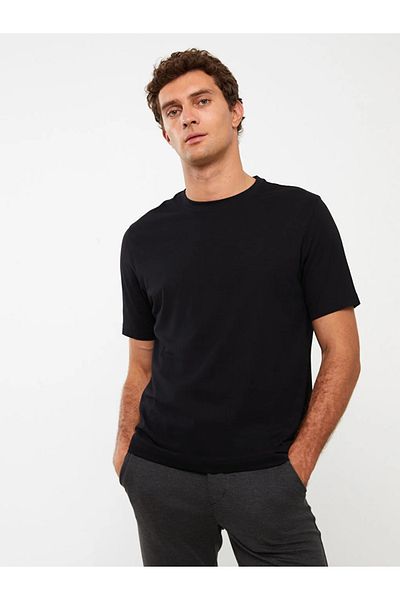 LC Waikiki Tricou pentru bărbați din bumbac pieptănat cu mânecă scurtă LCWAIKIKI Classic