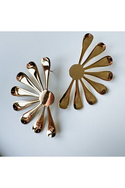 CHARMLUCKY Oversized Sun Earrings