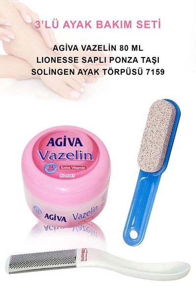 Lionesse Foot Care Set - Roughness, Remover and Moisturizer