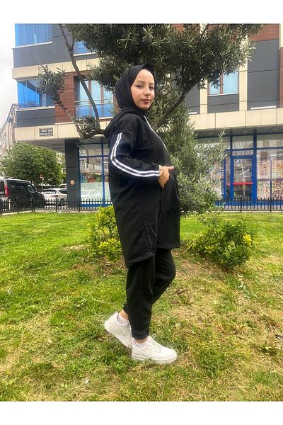 BAV Butik Ayvitrin Hijab Tracksuit Set - Oversize Model