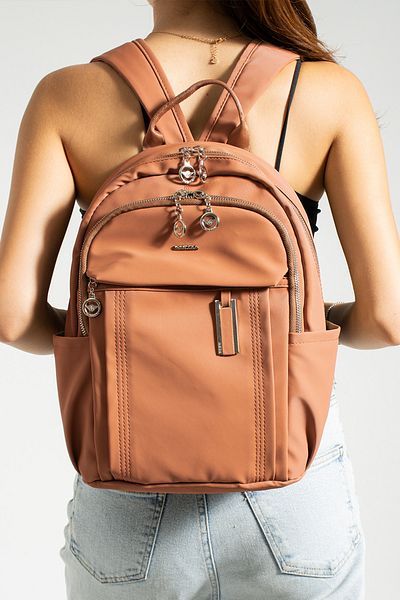 Getcho Button Women's Satin Adjustable Strap Backpack