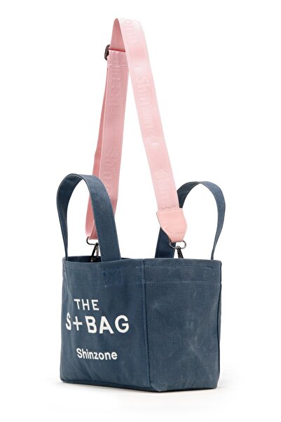 Shinzone Kadın S+Bag Gündelik Geniş Mavi Çanta