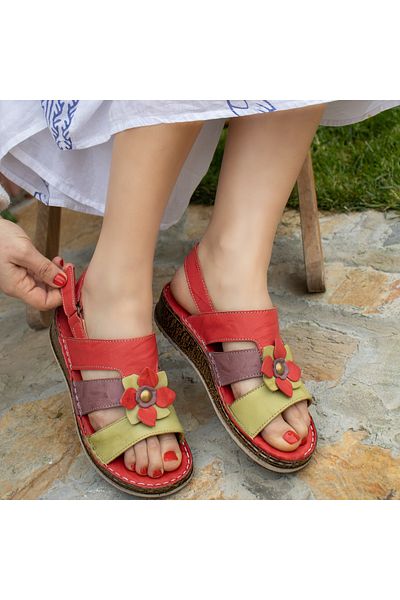 CONSUELO Orthopedic Leather Women's Sandals 11339