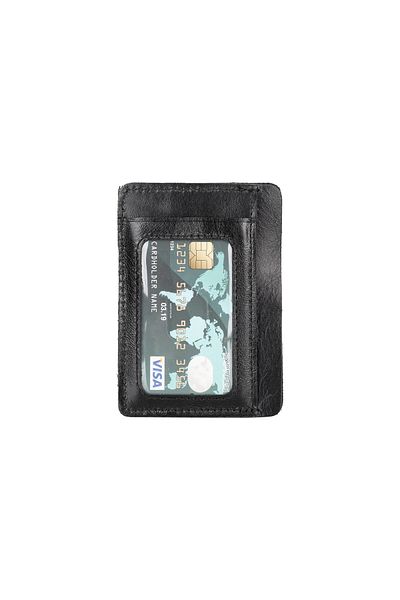 Lev Leather Θήκη πιστωτικής κάρτας ποιότητας γνήσιου δέρματος - Μεγάλη διάρκεια
