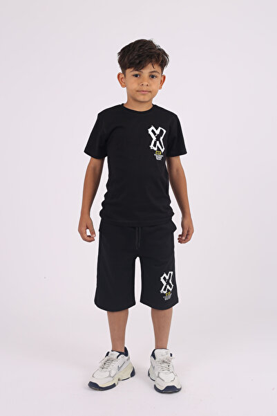 COSBA kids wear Pobedite X Štampano 100% pamuk sa okrugla kragna Set gornjeg ...