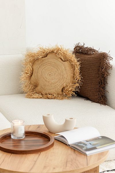 Maison Avf Antique Model Round Wooden Tray - Decoration Organizer