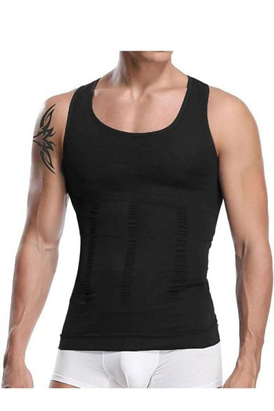 SÜSEN LİNGERİE Black Men's Corset Athlete - Breathable, Weightlifting and Lifting