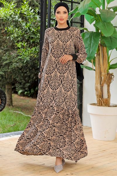 Bestenur Φόρεμα Danis Viscose 803 - Mink
