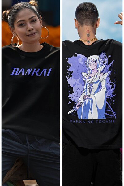 Fuddy Moda Унісекс Oversize Bleach Rukia Kuchiki Bankai футболка - з принтом ...