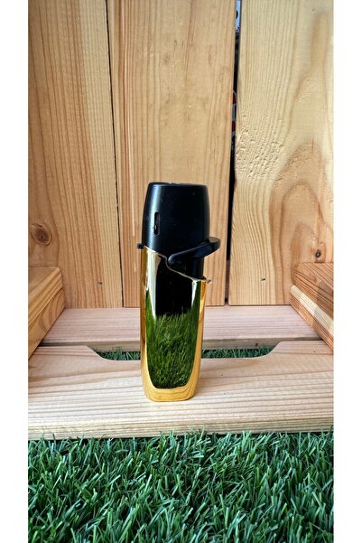 KKK Parlak Gold Siyah Özel Tasarım Torch Jet Çakmak