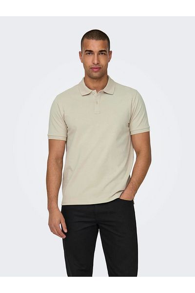 Only & Sons Ανδρικό μπλουζάκι Polo Neck Slim - 22029044