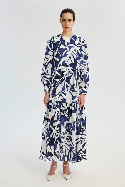 Touché Privé Comfortable Cut Patterned Dress