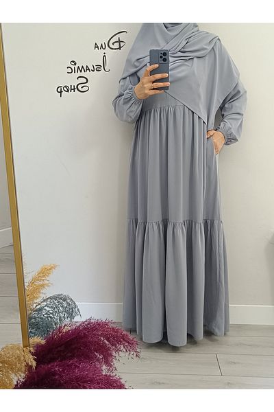 dua' is 1.Quality Medina Silk Shawl + Jilbab Clothes Set
