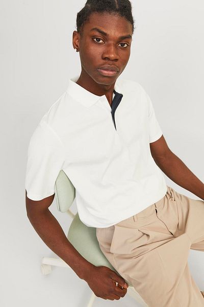 Jack & Jones Ανδρικό μπλουζάκι Polo Neck 12251180